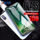 Закаленное стекло 10D с полным покрытием для iPhone 7, 8, стекло для iPhone XR, XS Max, Защитная пленка для iPhone X, 6 Plus, защита экрана