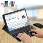 Отсоединяемая Беспроводная Bluetooth-клавиатура, чехол для Samsung Galaxy Tab A A6 10,1 T580 T585, чехол-подставка, чехол + флип + ручка
