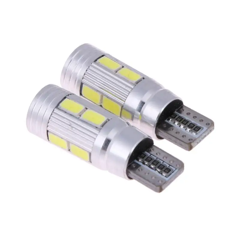 Автомобильный светодиодный светильник T10 5630 10 SMD W5W 2 шт. 12 В автомобильный