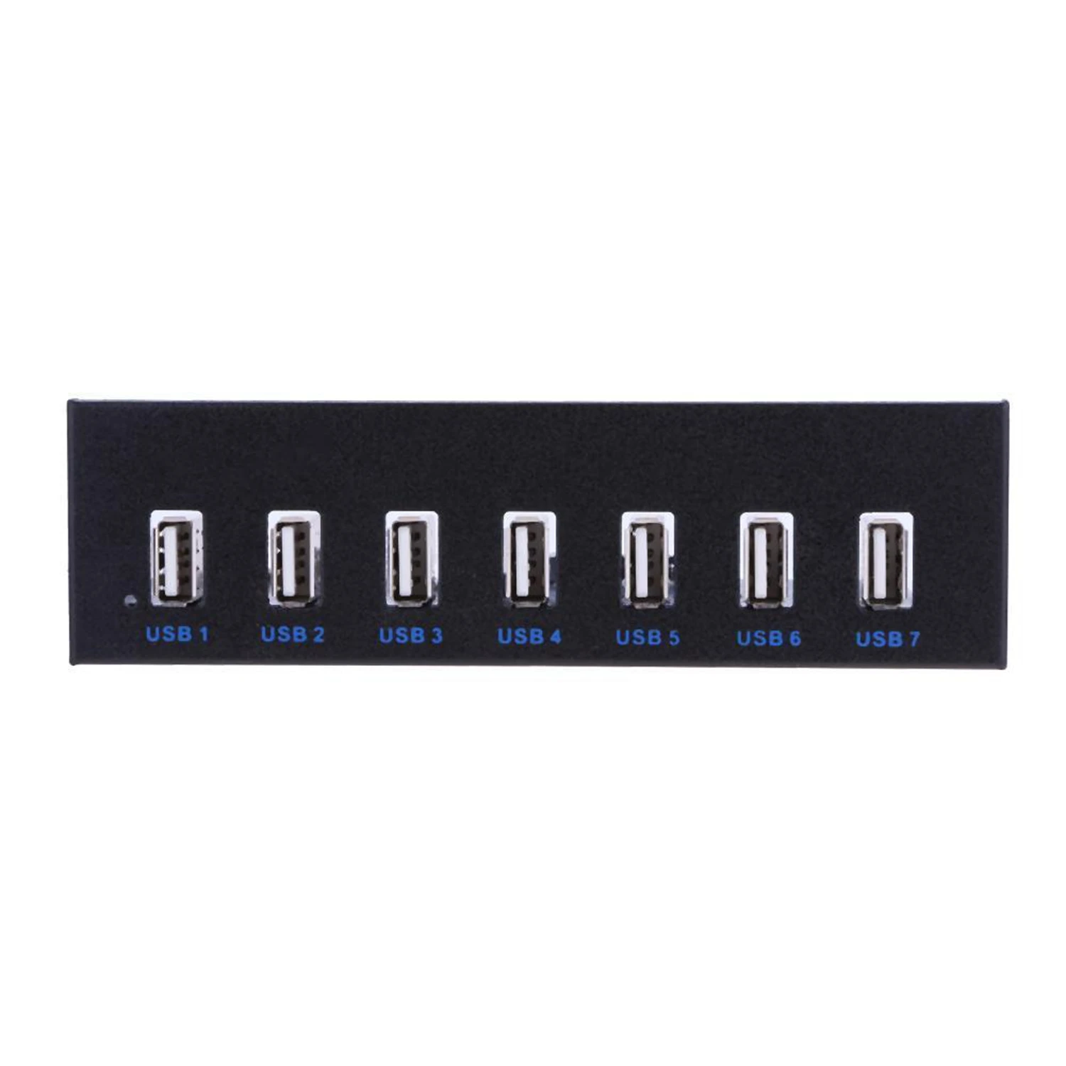9 Pin до 7 портов USB2.0 концентратор 5 25 дюймов CD Rom диск Bay Передняя панель для ПК