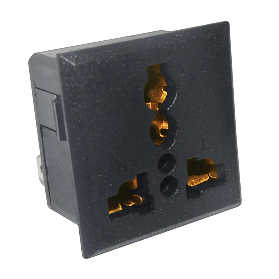 

EU\US\AU\UK 250V 13A CE IEC UPS AC Elcectrical Power Universal INLET 3 Pins Outlet Socket