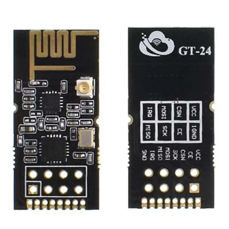 Беспроводной приемопередатчик NRF24L01 + 2 4 ГГц антенный модуль для Microcontroll|Печатные