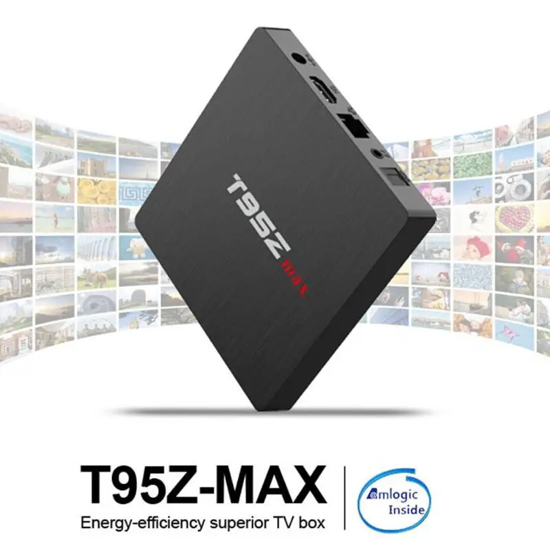T95Z MAX Andorid 7 1 ТВ Box Amlogic S912 Octa Core 2 4 г/5G wi fi Декодер каналов кабельного телевидения