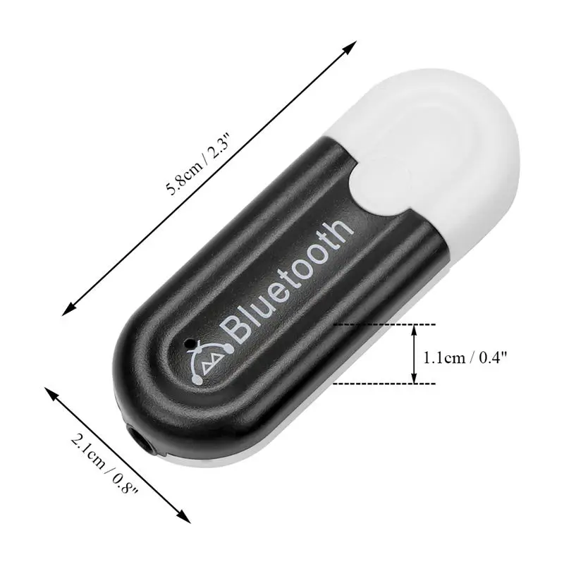 Bluetooth аудио приемник Двойной выход адаптер Aux потоковая A2Dp комплект с микрофоном
