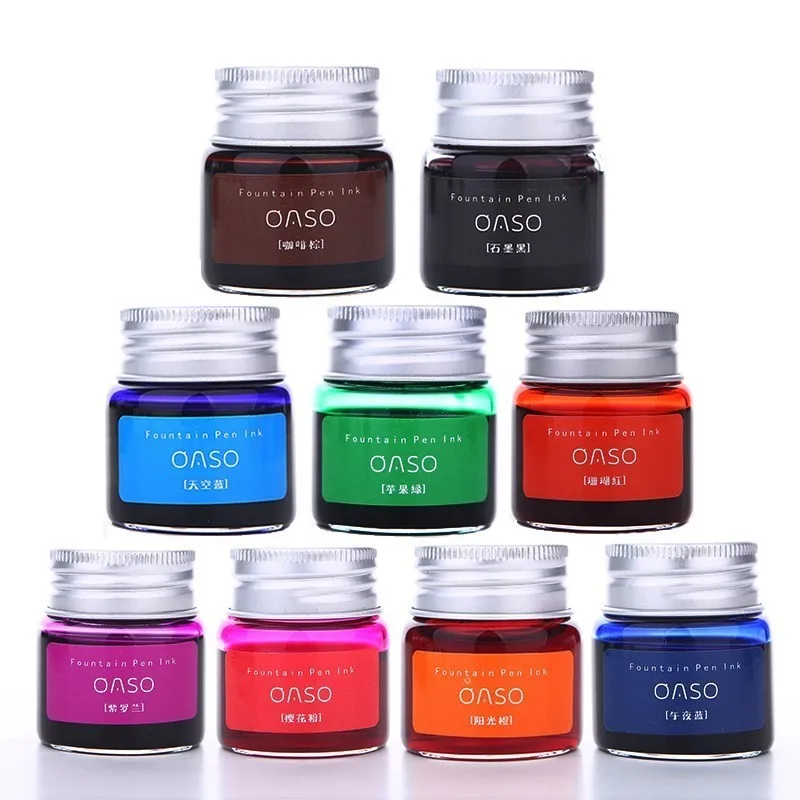 1 pcs 20ml Smooth colorful liquid ink Bright comics ink refill without fountain pen carbon pimio
