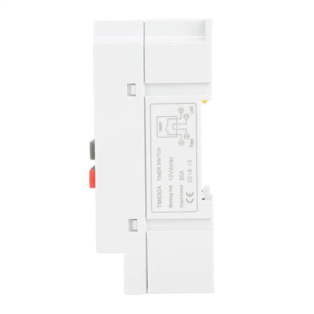 TM630A 12В DC/ac220в Мини ЖК цифровой микрокомпьютер таймер питания переключатель