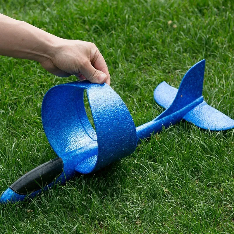 48 см Большой DIY ручной бросок летающий самолет игрушка-планер из пенопласта
