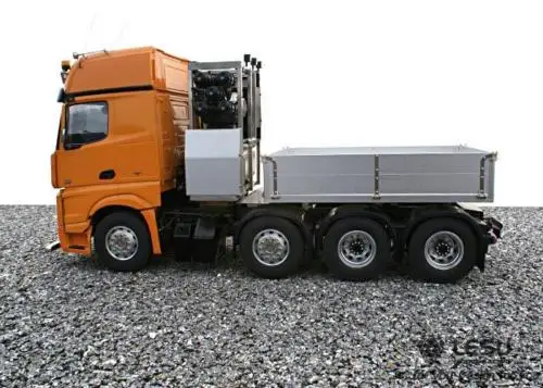 LESU RC 280 мм металлический автомобиль ведро грузовой ящик 8*8 трактор грузовик