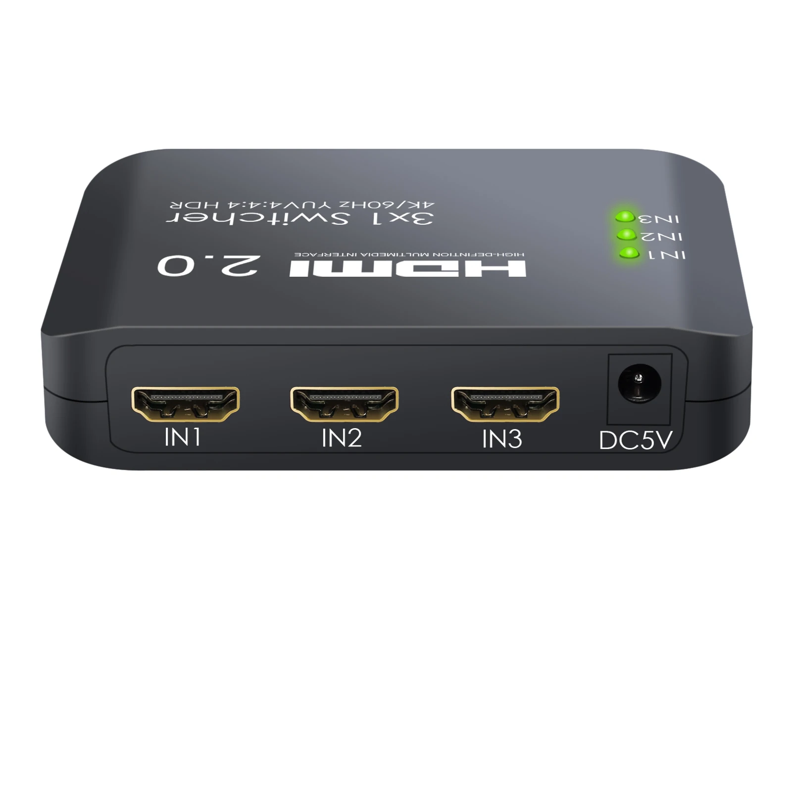 LiNKFOR 3-портовый Коммутатор HDMI 2 0 Поддержка порта 4K/60Hz YUV 4:4:4 HDR LPCM DTS7.1 DSD стандарт HD