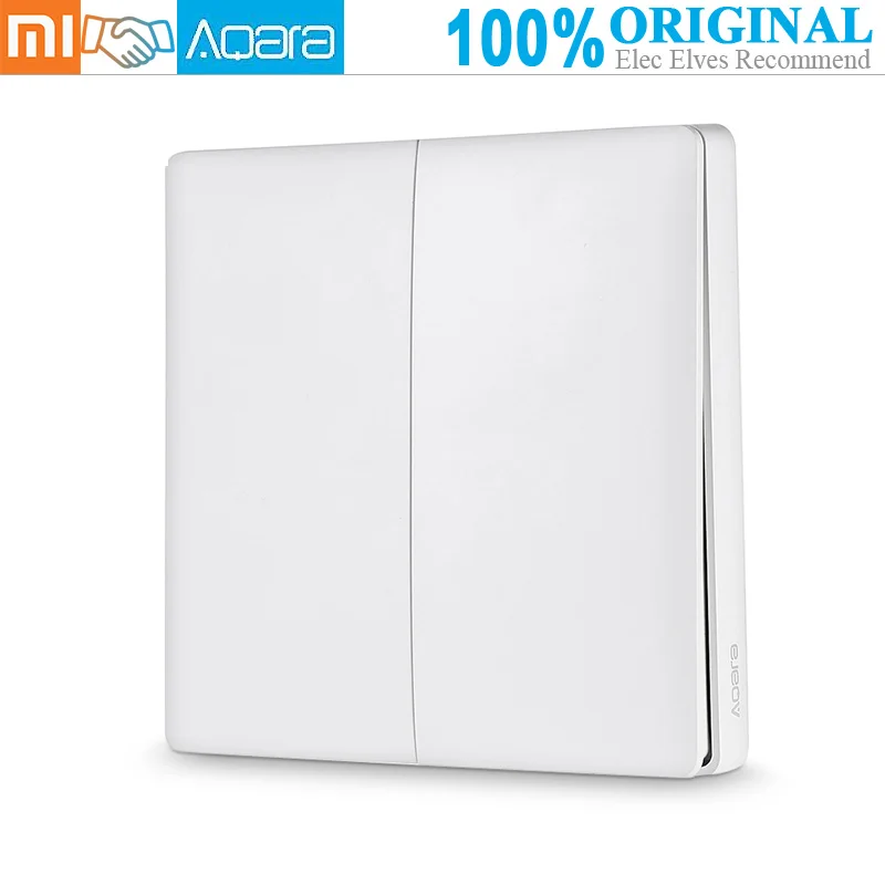 Xiaomi Aqara Smart Light Control Fire Wire And Zero Line Double Key Version Remote | Электроника