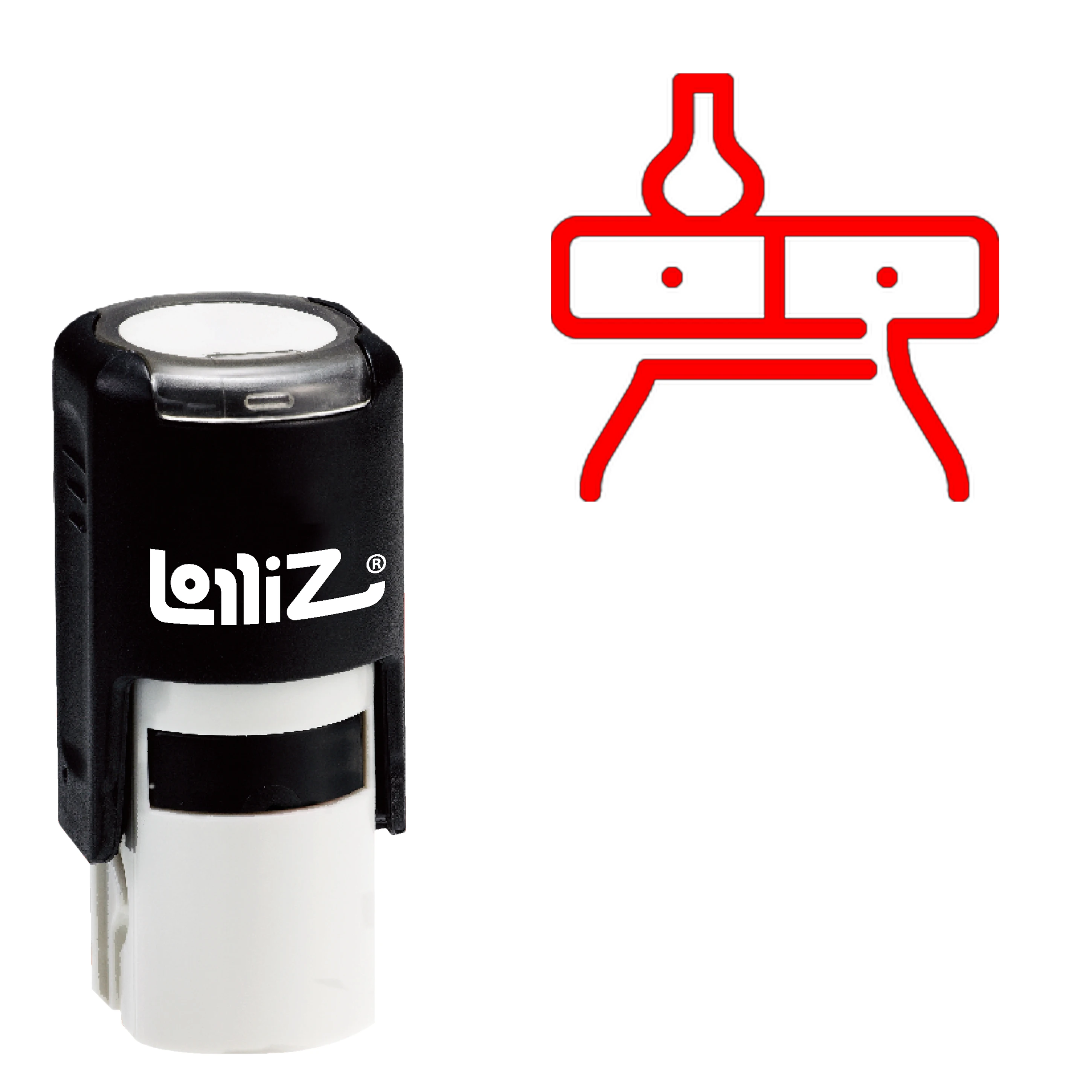 

LolliZ Console Self-Inking Rubber Stamp - Modern Symbol Series
