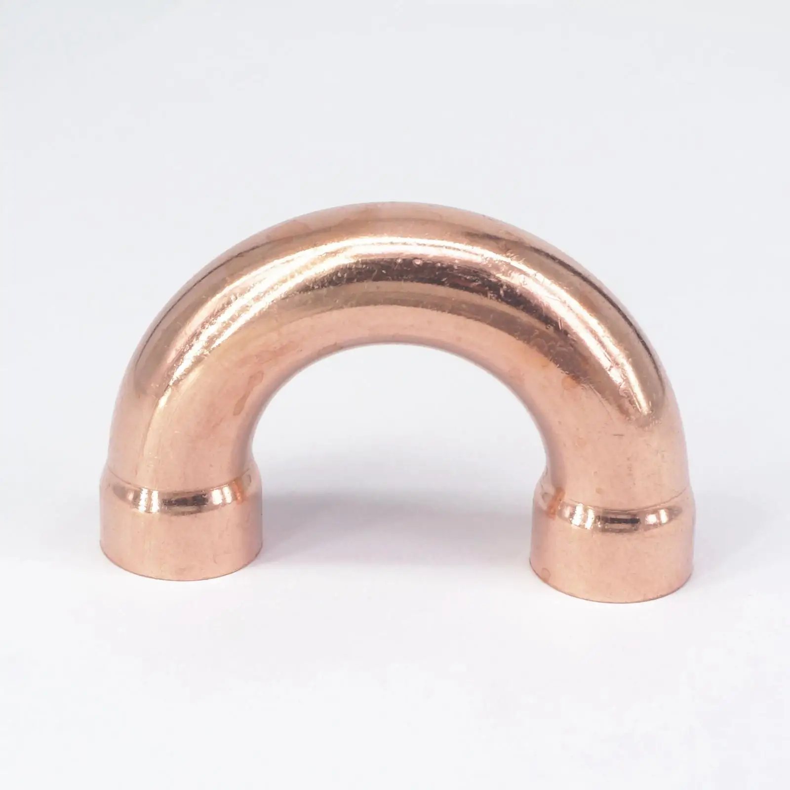 

16x0.8x48mm I/D x Thicknessx Center Distance 180 Degree Return Bend Copper End Feed Plumbing Pipe Fitting For Gas Water Oil