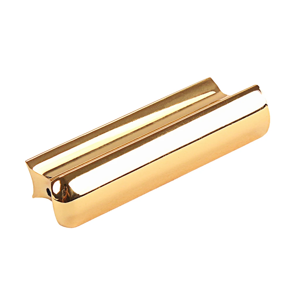 Золотая нержавеющая сталь Lap Slide Tone Bar Stick для гитары про игроков Гавайская