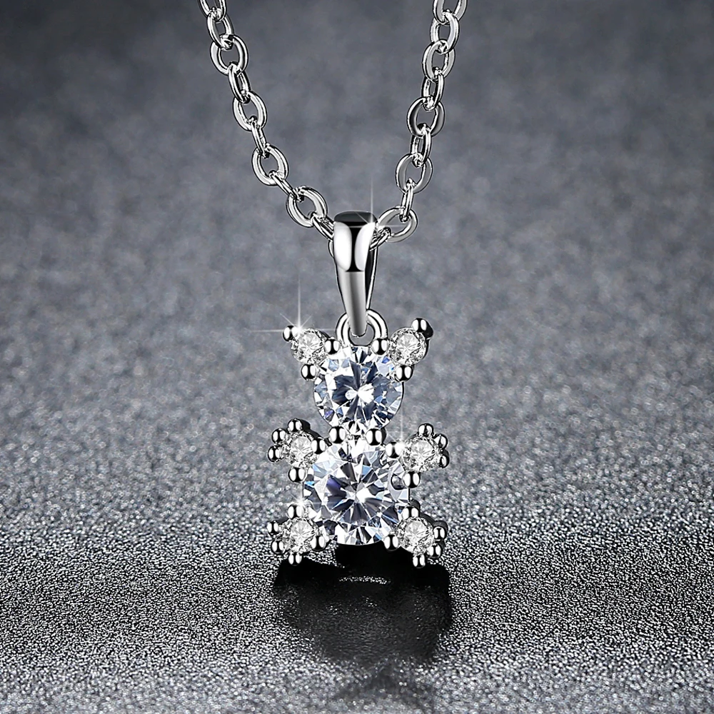 Simple Bear Necklace Hot Selling Personality Micro Zigzag Pendant Jewelry | Украшения и аксессуары