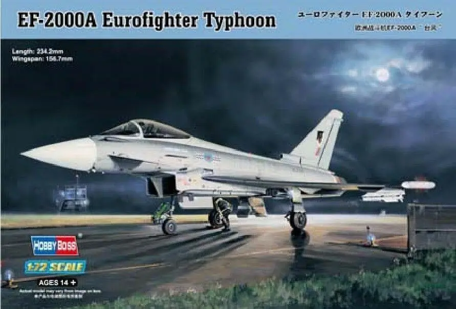 Комплект модели Hobbyboss 1/72 80264 EF-2000A Eurofighter Typhoon | Игрушки и хобби