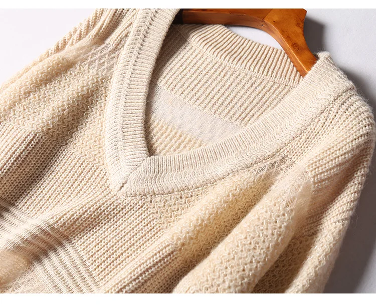 Женский трикотажный костюм из кашемира и шерсти с v-образным вырезом новинка 2019 |