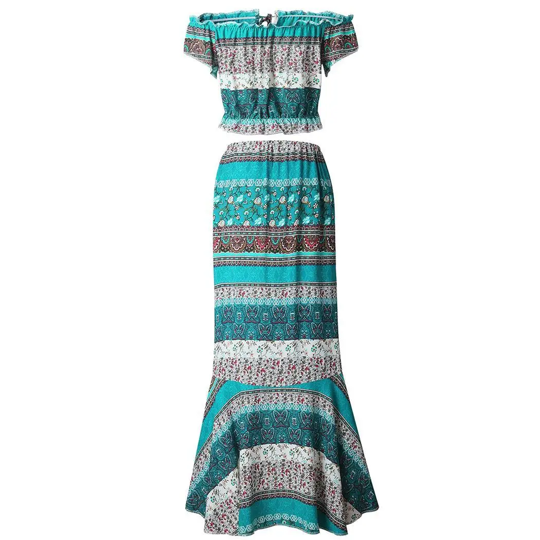 Для женщин пляж Slash средства ухода за кожей шеи короткий рукав принт укороченный