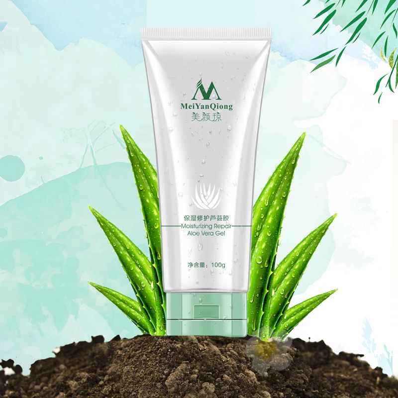Натуральный Гель Алоэ Вера Увлажняющий Успокаивающий питательный крем для лица