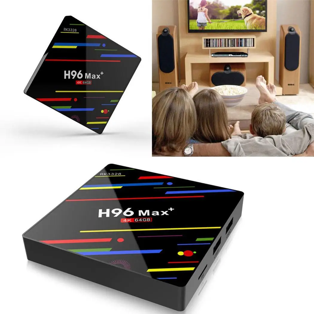 H96 Max + 4K Smart TV Player 2 4G/5G Dual WIFI Android 8 1 HDMI Home Box Media MP3 AAC WMA WAV плеер | Электроника