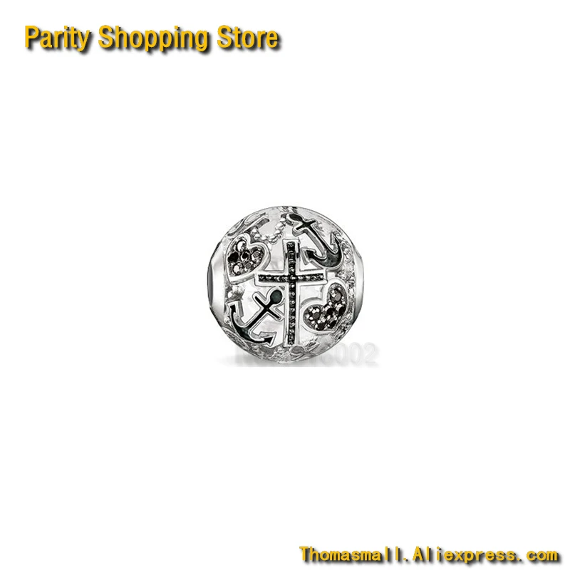 ThomasET1293 - &quotFaith Love Hope&quot Bead new Ts Charm Gift Jewelry 925 Sterling silver fashion accessories | Украшения и