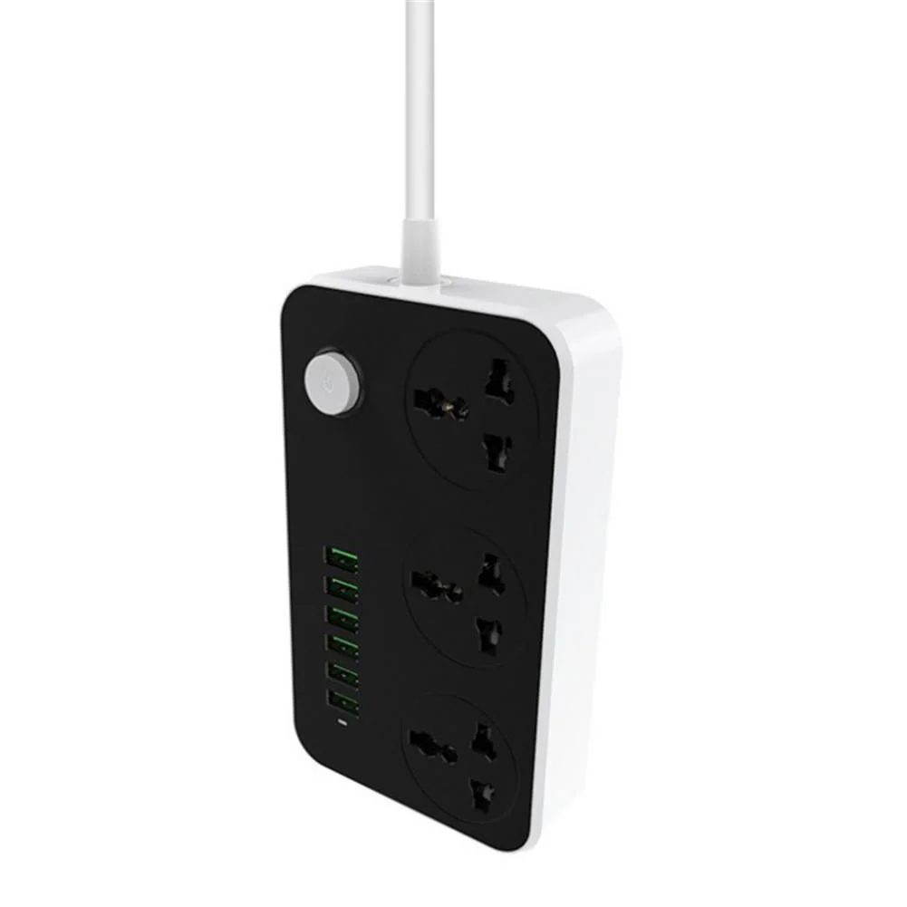Удлинитель с usb-портами бытовой США, Великобритании, ЕС разъем, полосы питания, розетка 10A Smart, универсальное зарядное устройство для защиты от перенапряжения