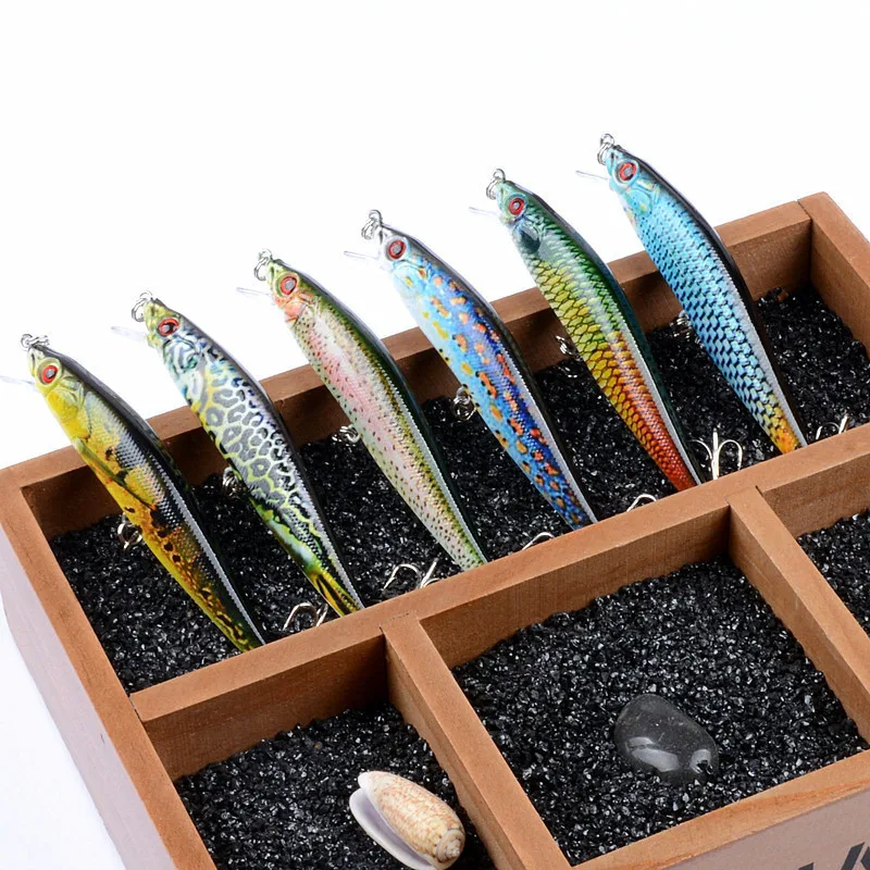 1 шт. 3D картина морской рыбалки Minnow приманки Приманка искусственная приманка для