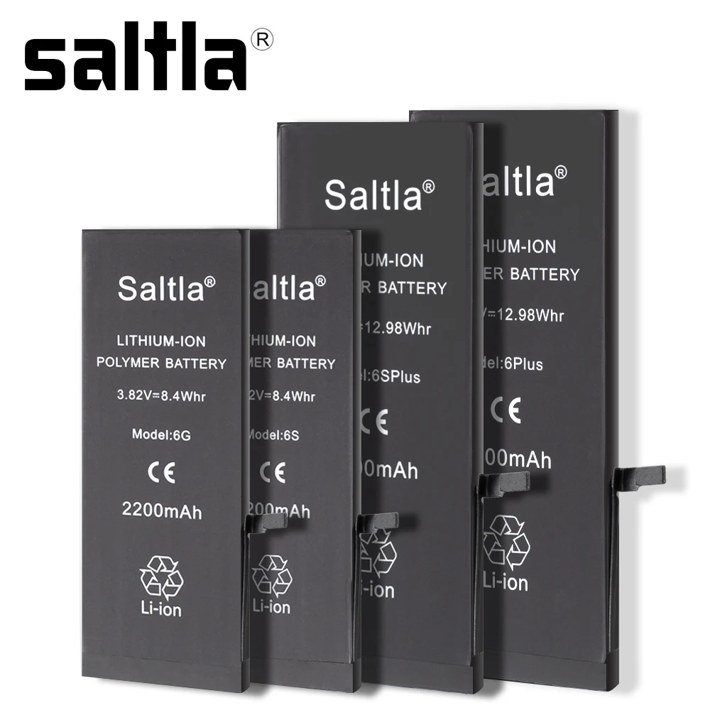 Saltla литиевых батарея для iPhone 6 г Plus S 6SP 2200 мАч 3400 высокое ёмкость мобильных
