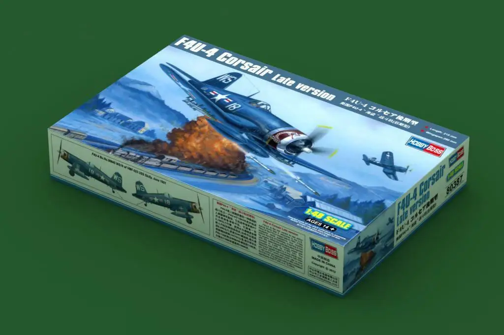 Hobbyboss 1/48 80387 F4U 4 Corsair последняя версия|Наборы для сборки моделей| |