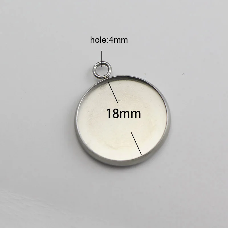 Beadsnice оптовая торговля из нержавеющей стали ручной работы кулон заготовки клея