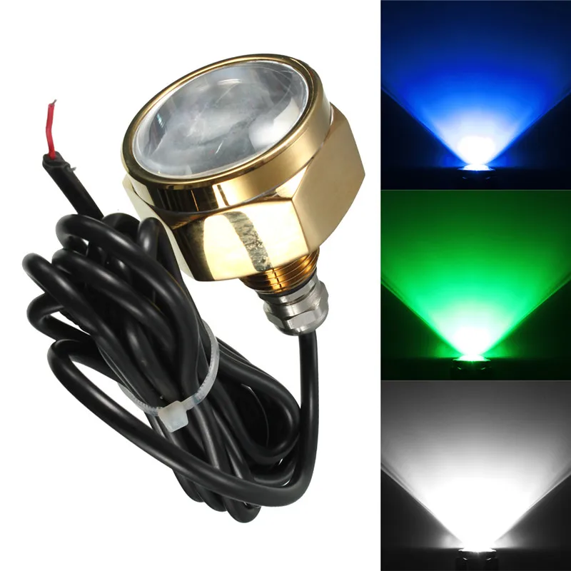 Smuxi 27W 9 LED Boat Drain Plug Light Waterproof IP68 Rate Blue Brightest 1800 Lumens Underwater Lamp | Лампы и освещение