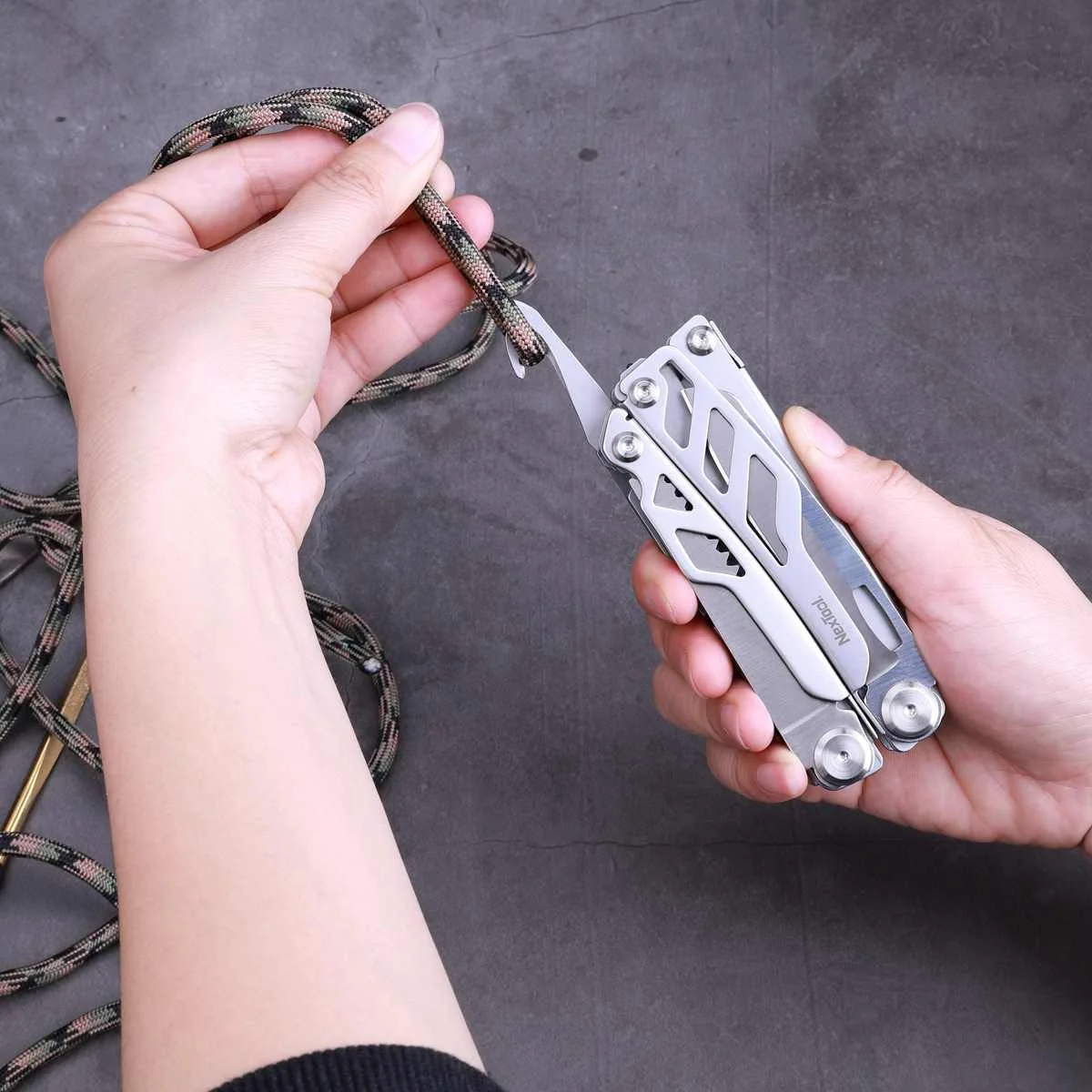 NEXTOOL 16 в 1 многофункциональный EDC ручные инструменты открывалка для бутылок Отвертка Плоскогубцы линейка нож Открытый Кемпинг многофункциональный инструмент