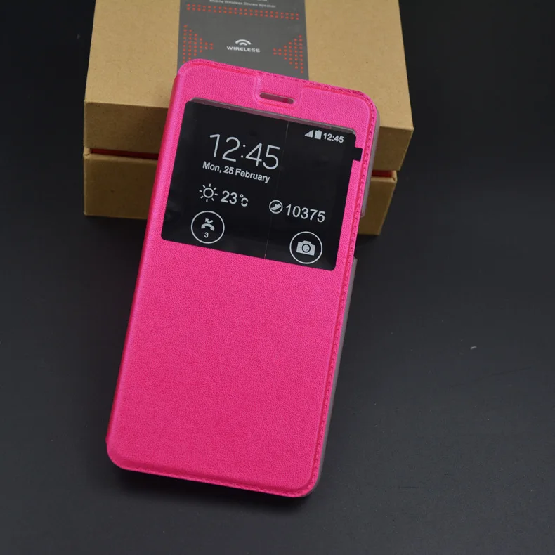 Защитный чехол с откидной крышкой для Xiaomi Redmi Note4 4X 5 прозрачное окно мобильный