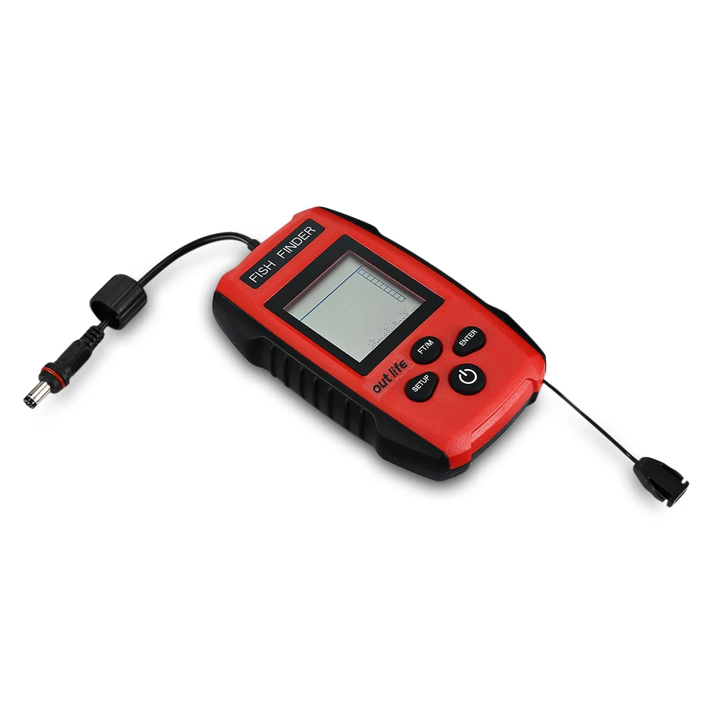 Outlife рыболовный сонар рыболокатор с сигналом преобразователь датчика Fishfinder