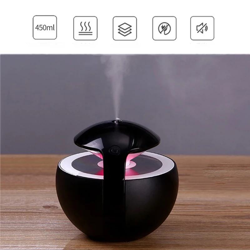 Горячая продажа USB мини ночник увлажнитель воздуха Ночные эльфы красочные дома