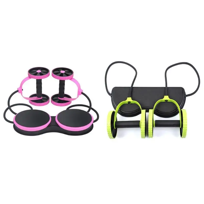 

Ab Roller Wheel Abdominal Trainer Wheel Arm Waist Leg Exercise Abdominal Resistance Pull Rope Multifunctional Fitness Equipment