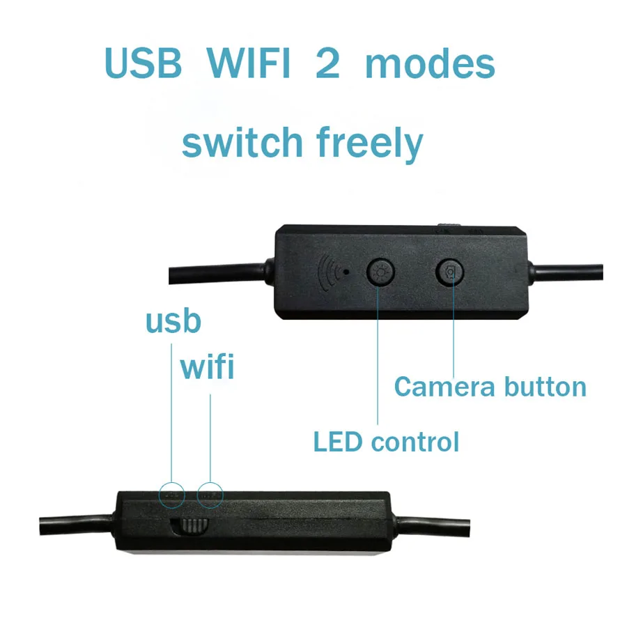 Камера бороскоп для осмотра 720P 8 светодиодов мм Wi Fi и USB|Эндоскоп инструмент