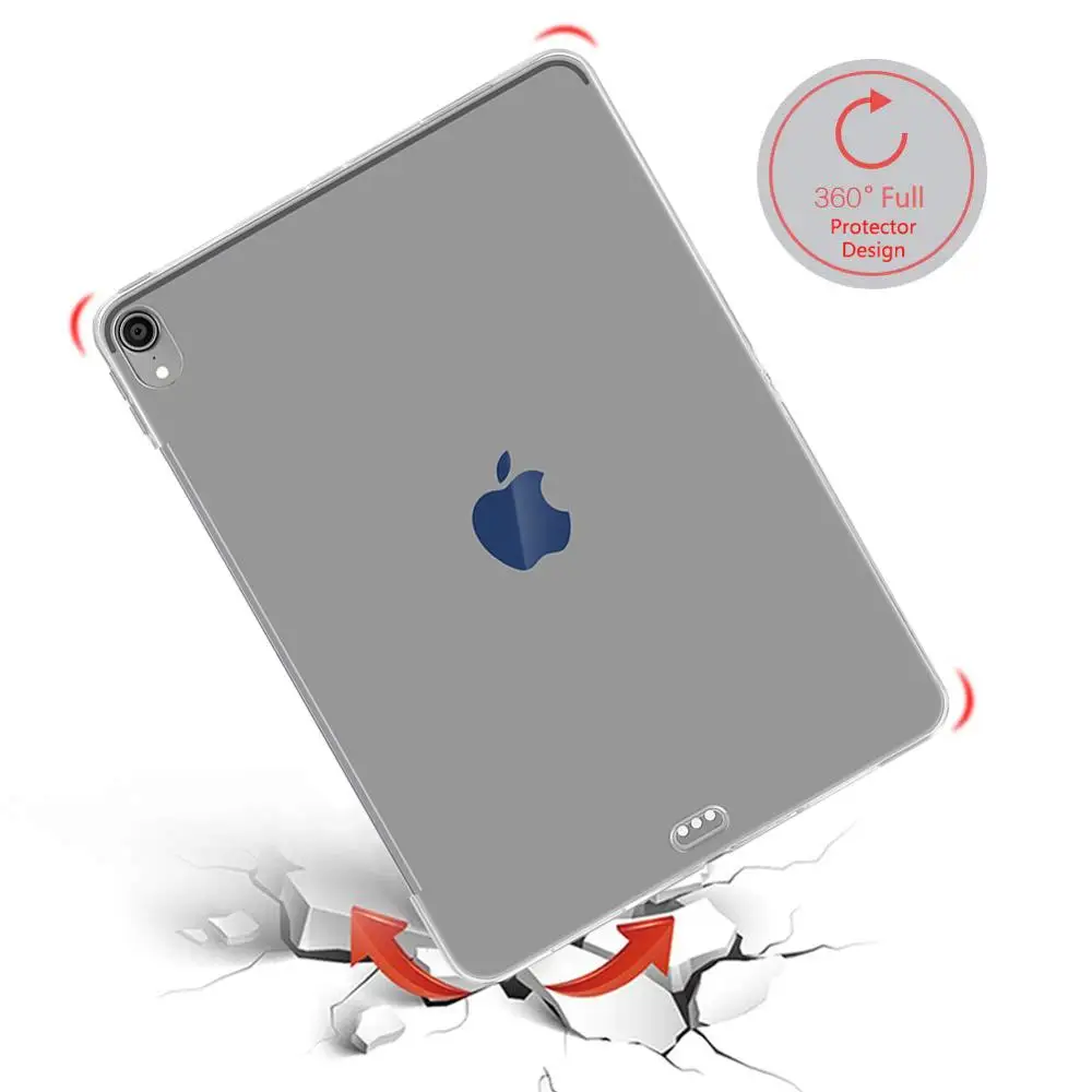 Redlai чехол для iPad 10 2 2019 (7 го поколения) Ультратонкий Мягкий ТПУ силиконовый