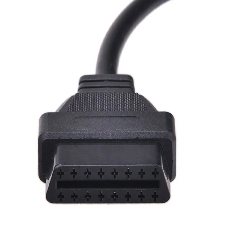 Диагностический адаптер OBD2 OBDII кабель 14 штырьков папа 16 мама OBD 40 см|Кабели и