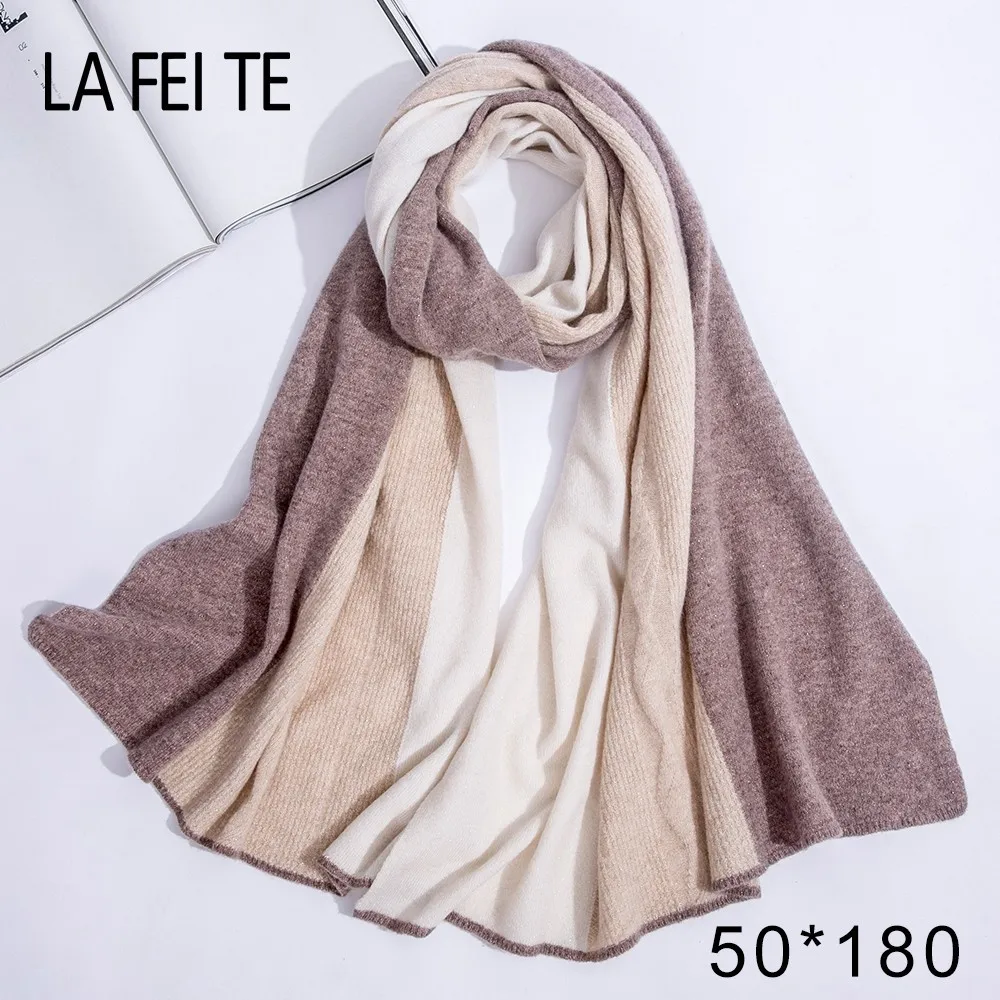 

Winter Women Scarf 100% Pure Cashmere Scarf Pashmina Shawl Blanket Women Men Long Poncho For Ladies 2019