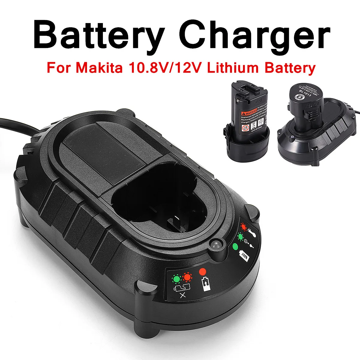Литий ионный аккумулятор Батарея Зарядное устройство для Makita 10 8 V/12V 50/60Hz литий