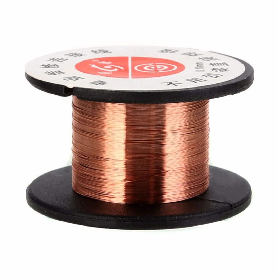 

5pcs Copper 0.1mm Diameter 15m Length Copper Soldering Solder Wire PPA Enamelled Repair Reel Welding Wire for Repairing Tool