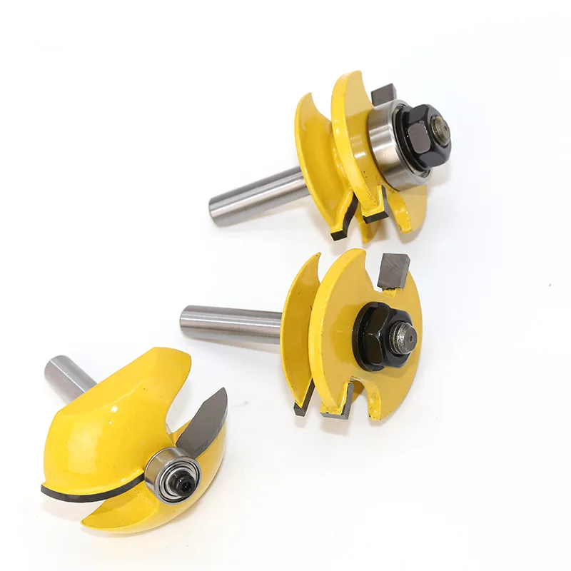 8 мм shank 3PCS cnc твердый карбид вольфрама деревообрабатывающие фрезы машинка для