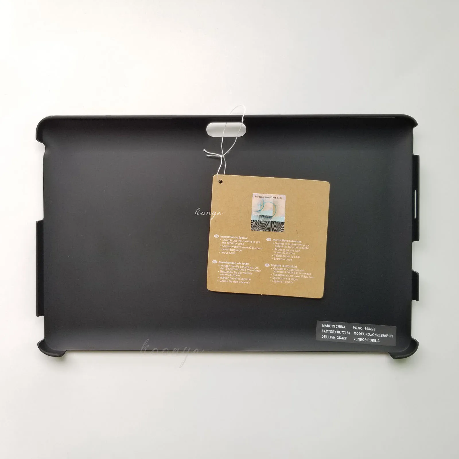 Новые оригинальные для Dell Venue 11 Pro 7130 жесткий чехол планшета 0GK32Y GK32Y черный|Сумки и