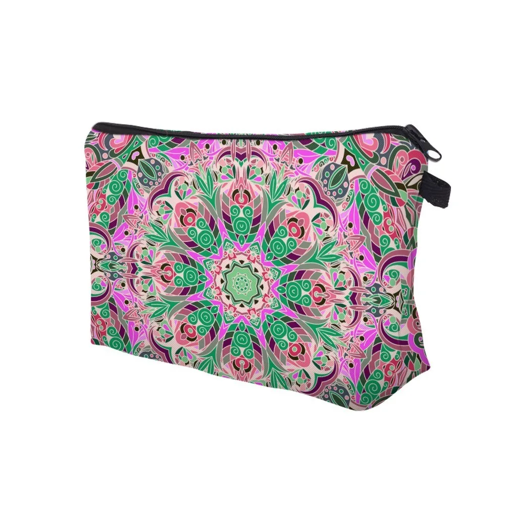 Косметичка Deanfun мандалы Блум водонепроницаемая красочная дорожная сумка с