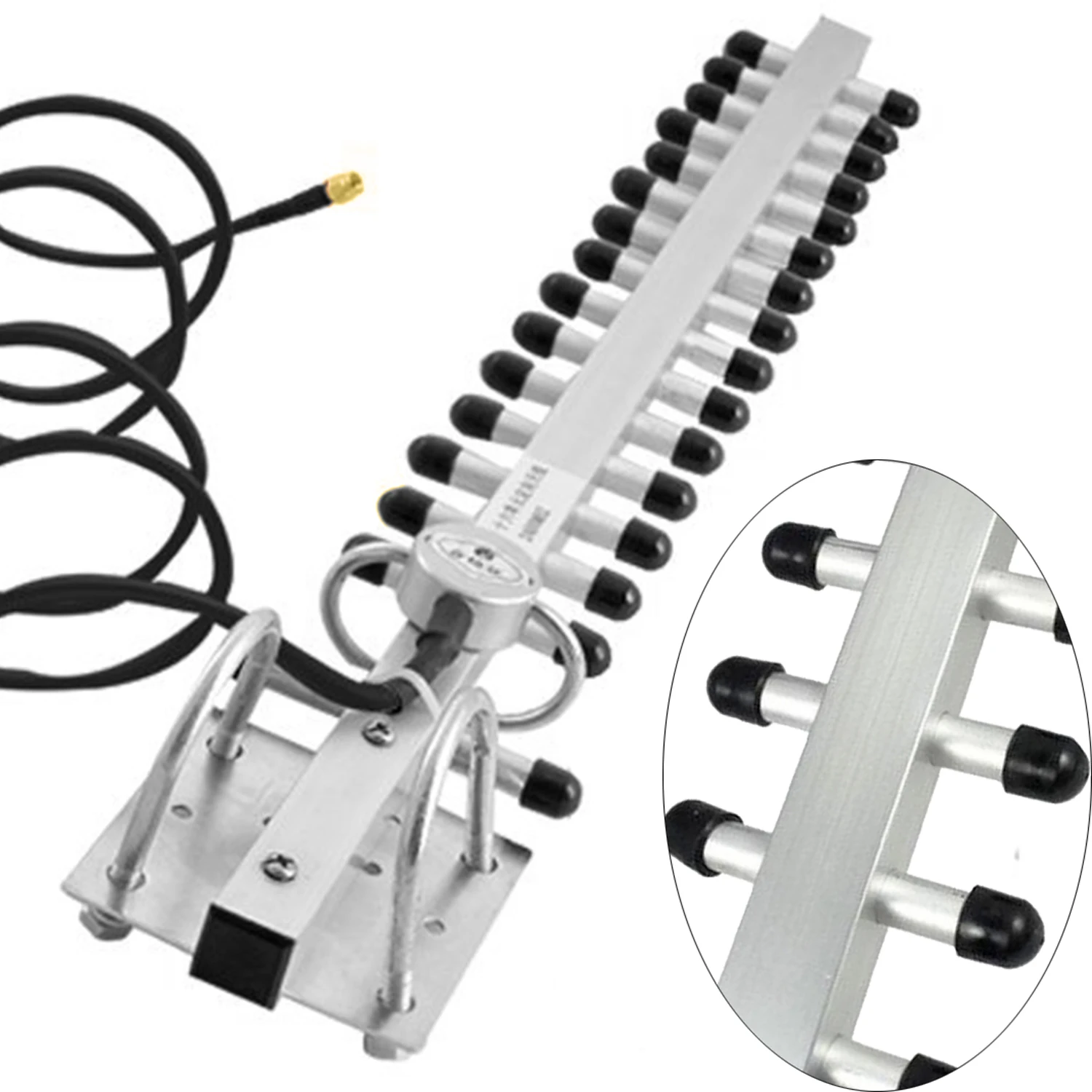 Elisona с высоким коэффициентом усиления RP SMA 2 4 GHz антенна Yagi беспроводной WLAN WiFi