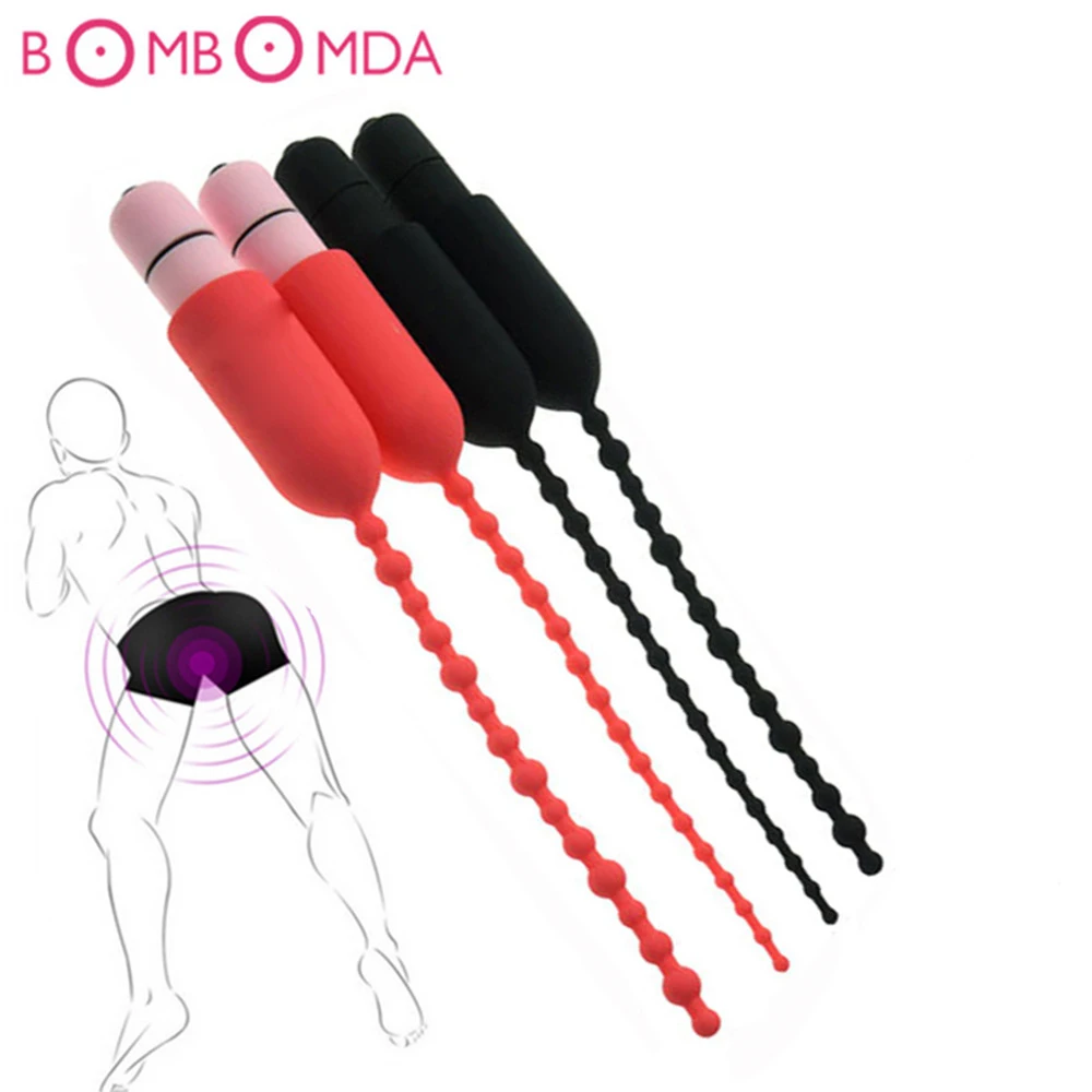 Anal Plug Sex Toys for Man Vibrator Stick Powerful Beads Prostate Massage Silicone Adult G Spot |