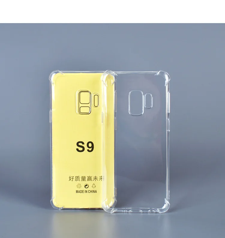 

Wholesale Airbag Anti-shock Clear Soft TPU Case FOR Samsung Galaxy S8 S8 PLUS S9 S9 PLUS NOTE 9 NOTE 8 300pc