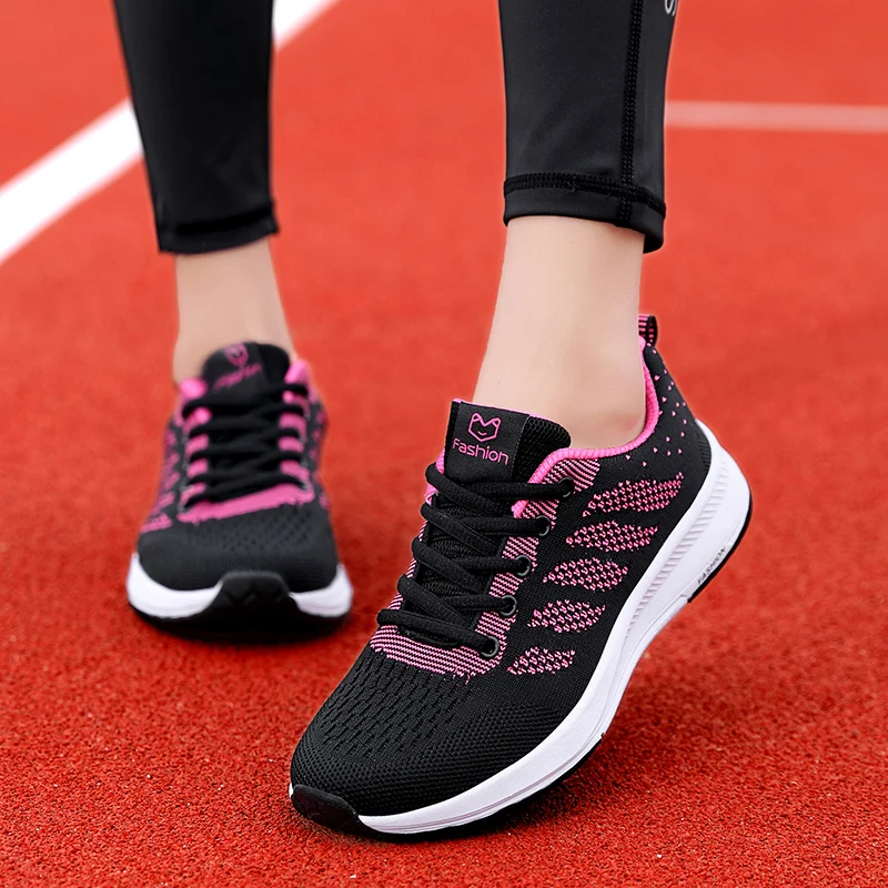 Torisky Women Casual Shoes Rose Breathable Running Woman Outdoor Light Walking Sneakers Female Spring Pink | Обувь