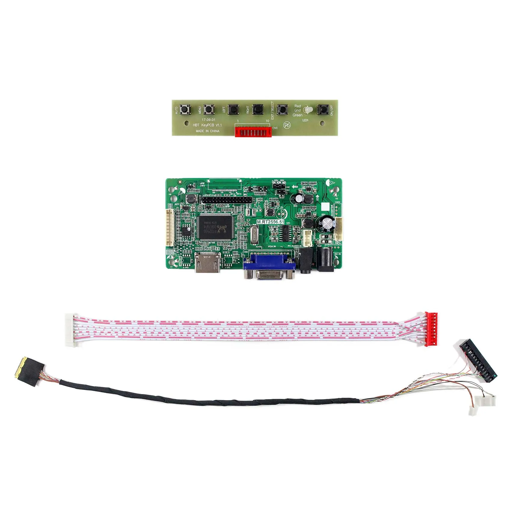 Плата HD MI VGA подходит для 30-контактного ЖК-экрана EDP 10 1 дюйма 1920x1200 B101UAN01.C - купить