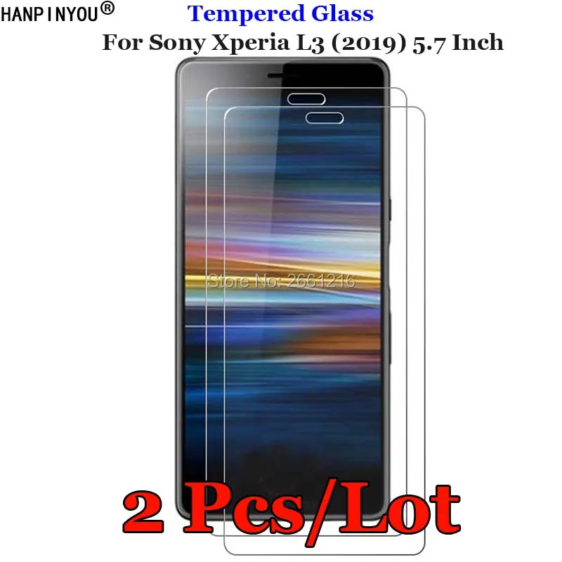 

2 Pcs/Lot For Sony Xperia L 3 Tempered Glass 9H 2.5D Premium Screen Protector Film For Sony Xperia L3 (2019) 5.7"